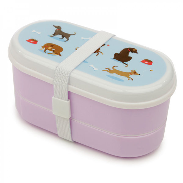 Set Lunchboxen met Compartiment- Dogs