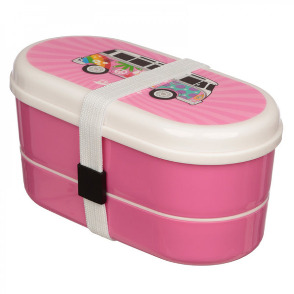 Set Lunchboxen met Compartiment- Volkswagen roze