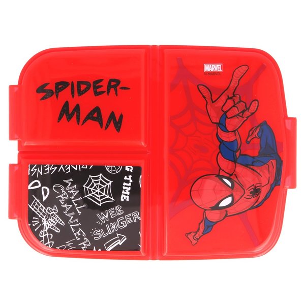 Lunchbox Spiderman met 3 compartimenten